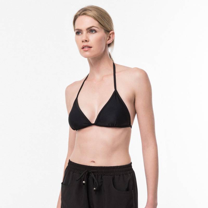 Manor Sport - Bikini Oberteil, Triangel, Triangle Top Solid, L, Black von Manor Sport