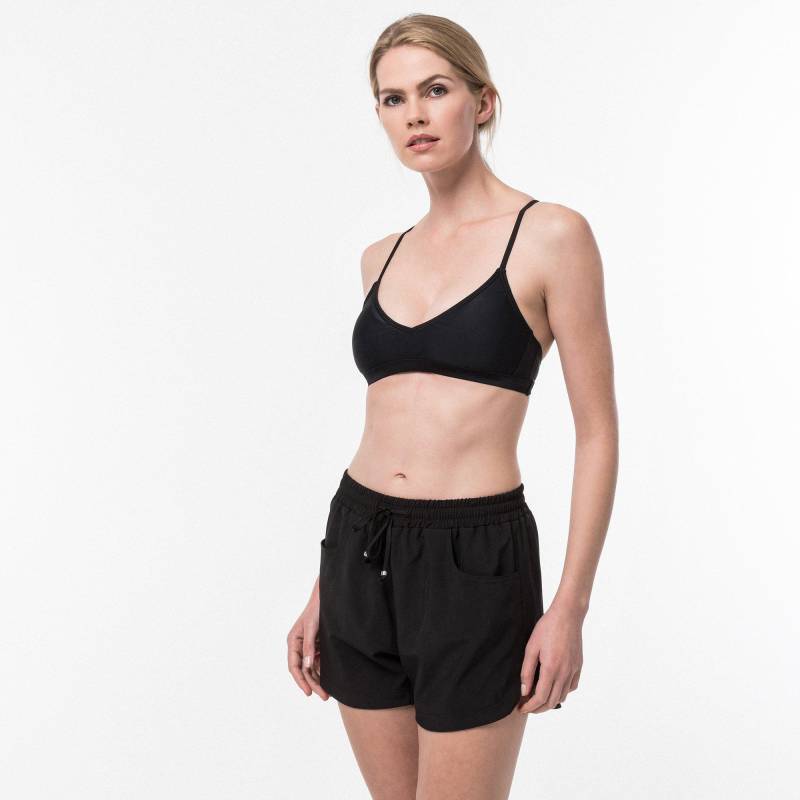 Manor Sport - Bikini-Top, Beach Cross Top Solid, M, Black von Manor Sport