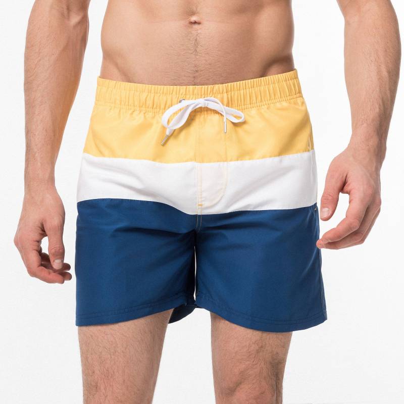 Badeshorts Herren Gelb S von Manor Sport