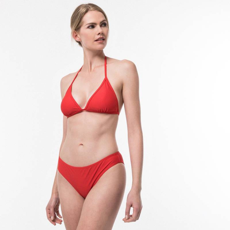 Bikini Oberteil, Triangel Damen Rot S von Manor Sport