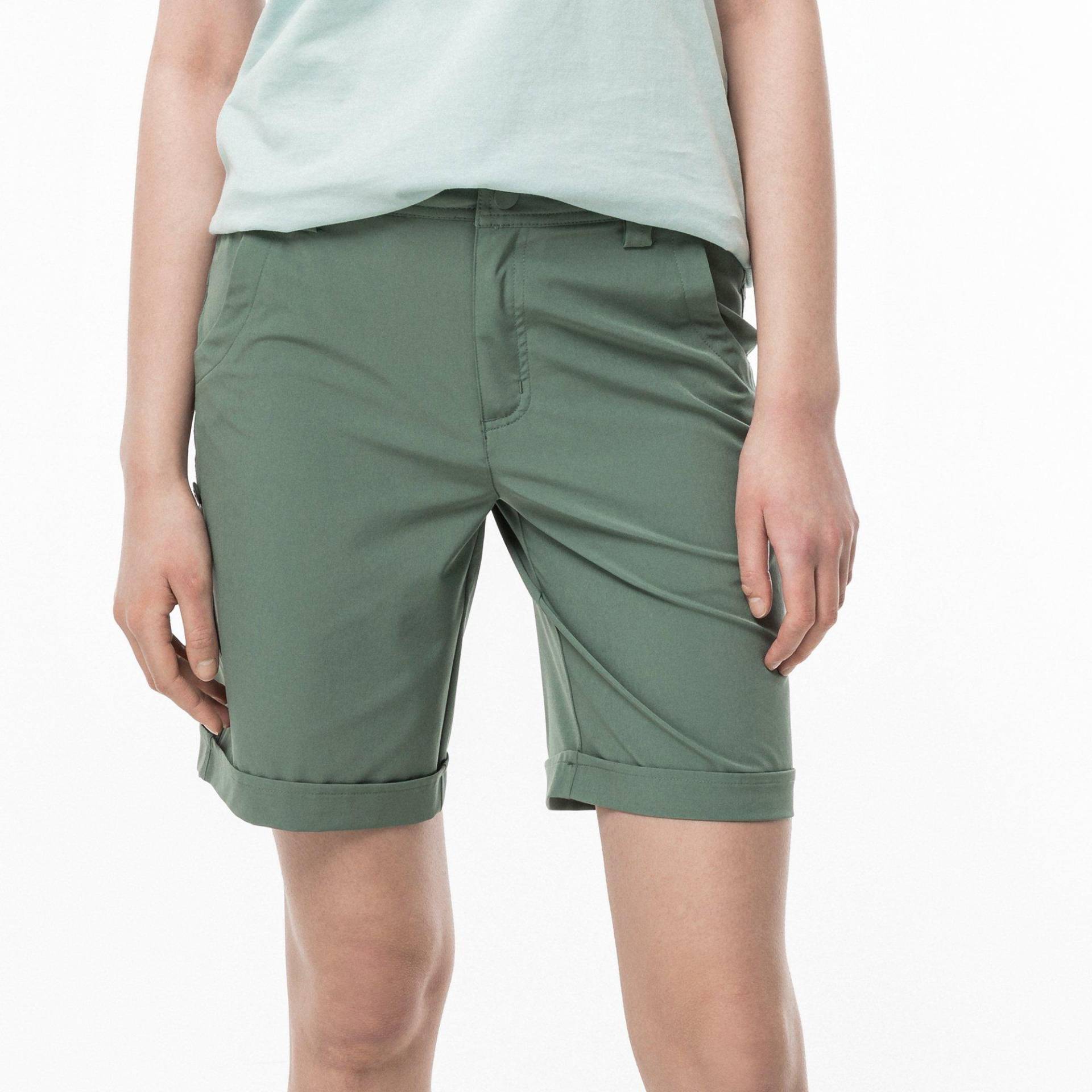 Kurze Trekkinghose Damen Olivegrün XS von Manor Sport