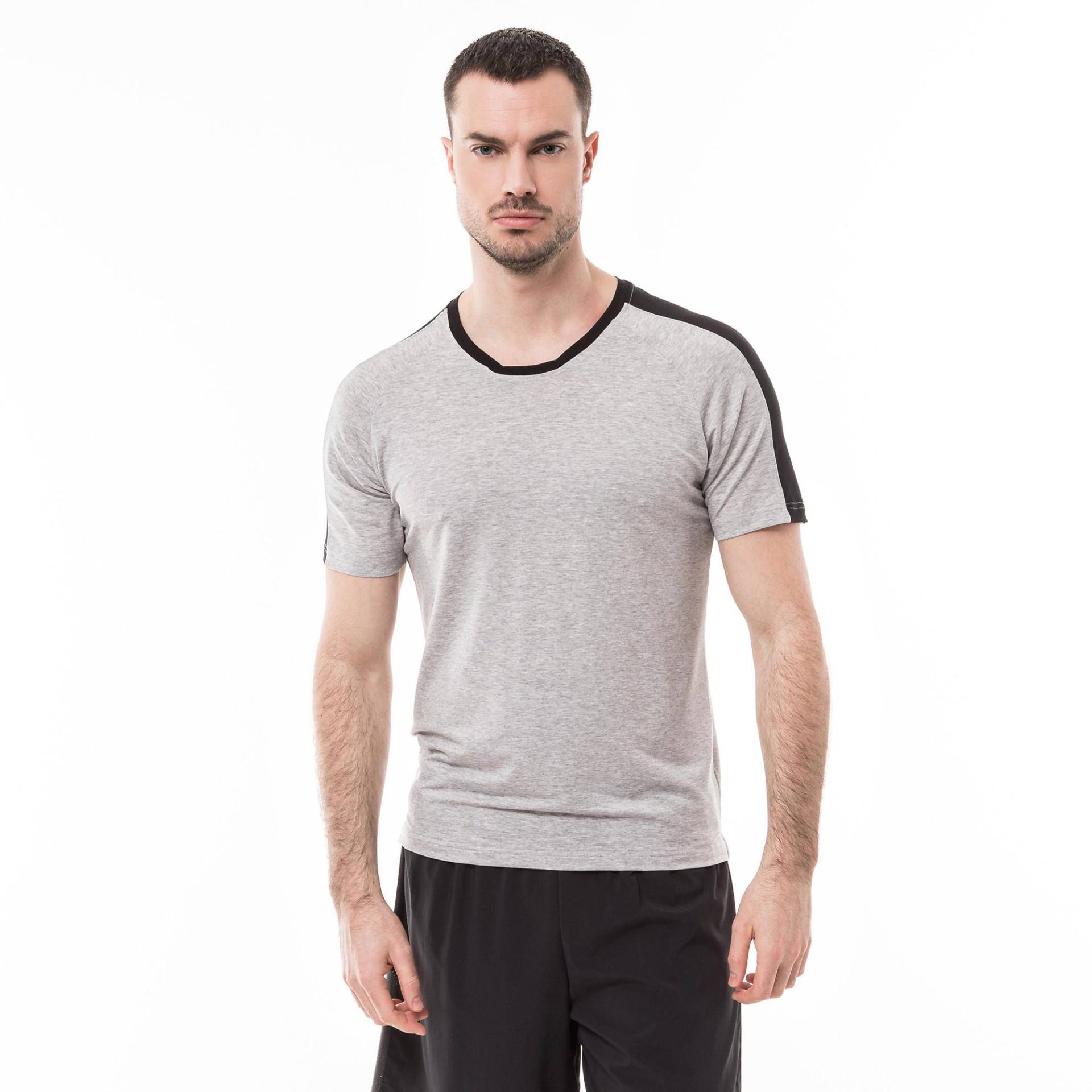 T-shirt Herren Silber L von Manor Sport