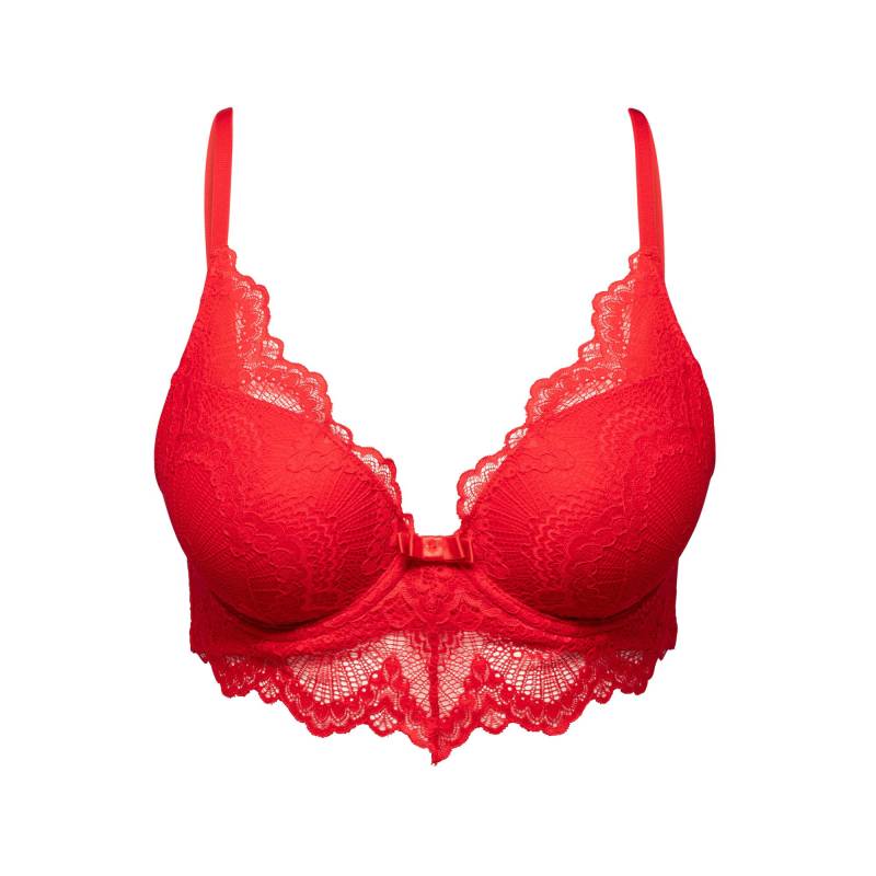 Bh Mit Push Up Effekt Damen Rot A/70 von Manor Woman