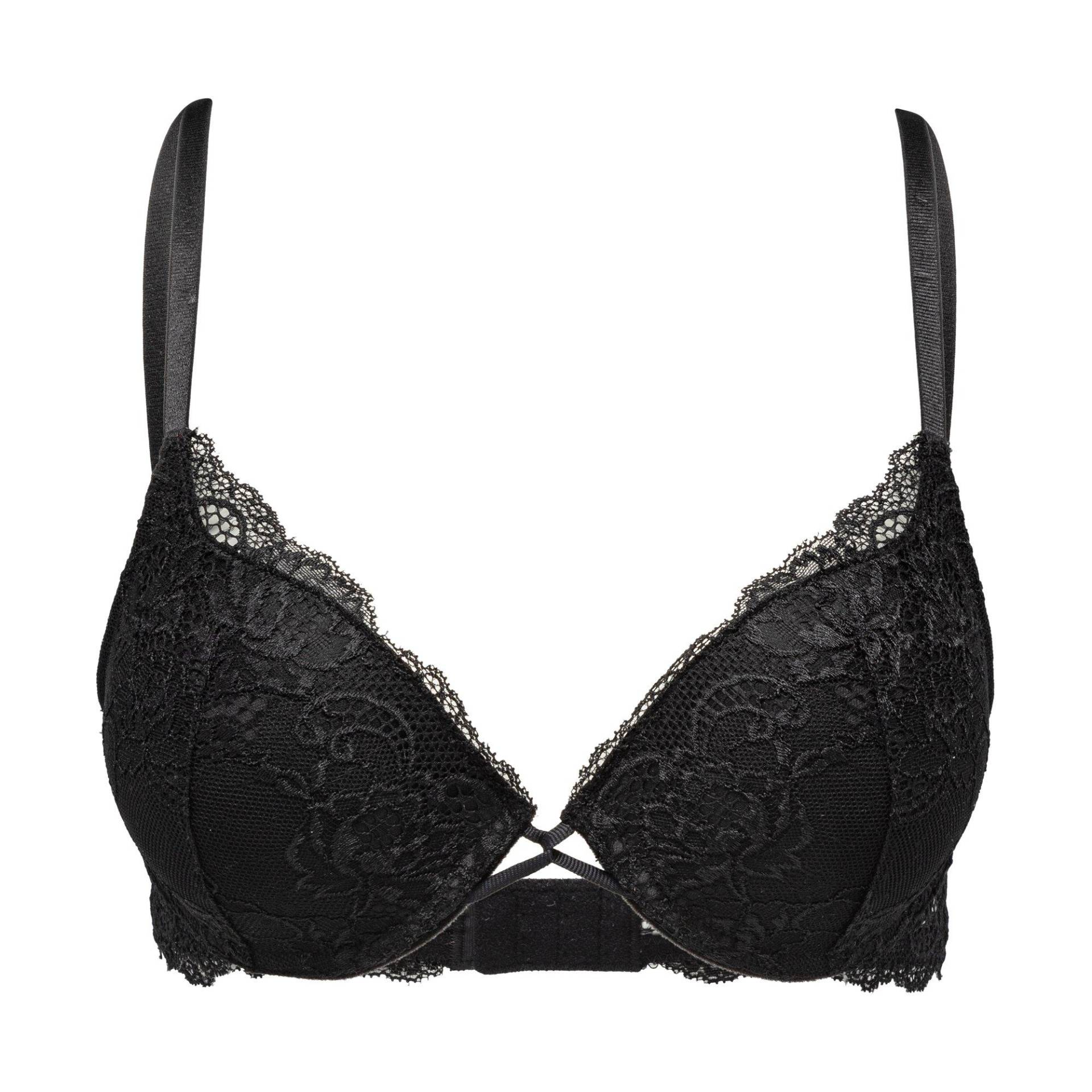 Bh Mit Push Up Effekt Damen Black A/80 von Manor Woman