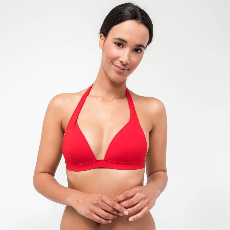 Bikini Oberteil, Triangel Damen Rot L von Manor Woman