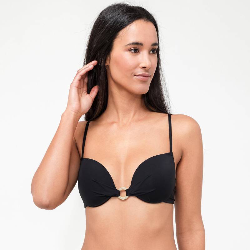 Bikini-top,wattiert Damen Black B/80 von Manor Woman