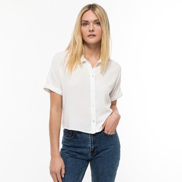 Manor Woman - Bluse, kurzarm, für Damen, Weiss, Größe 38 von Manor Woman