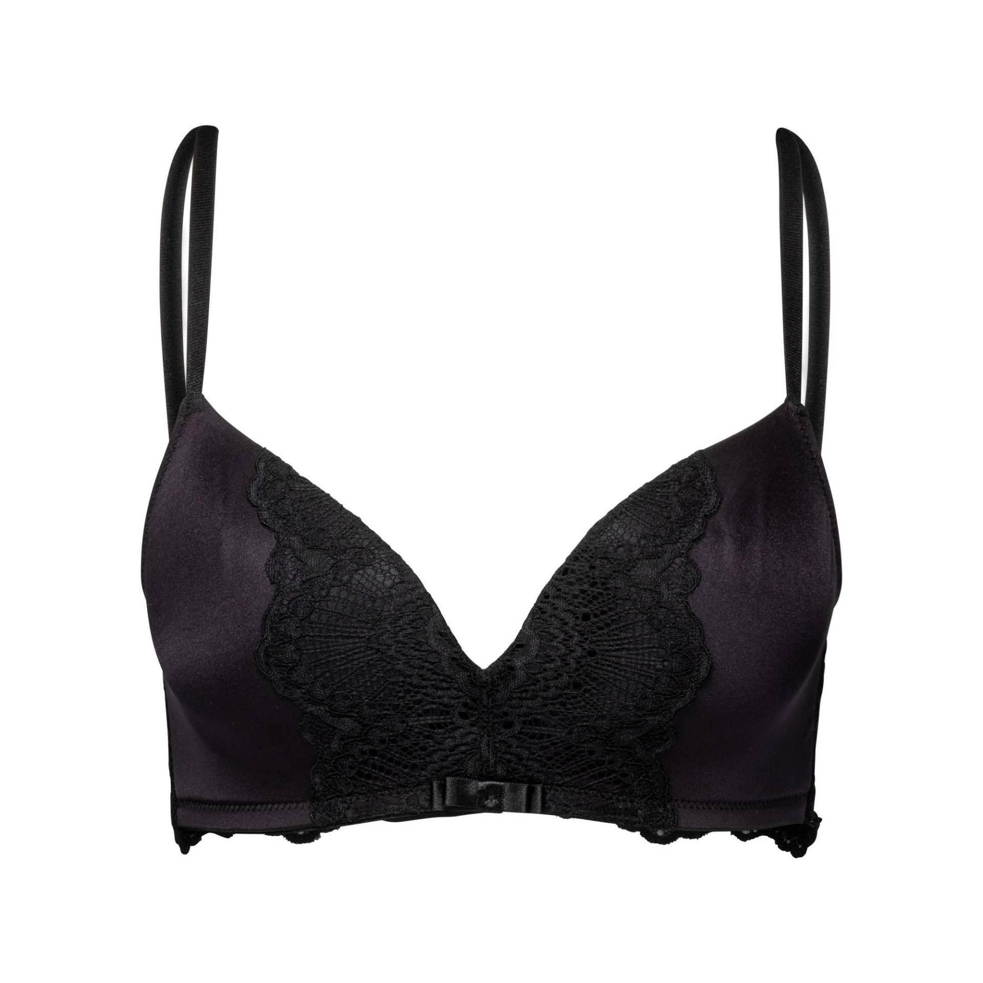 Manor Woman - Bügelloser BH, wattiert, für Damen, Black, Größe 85/B von Manor Woman