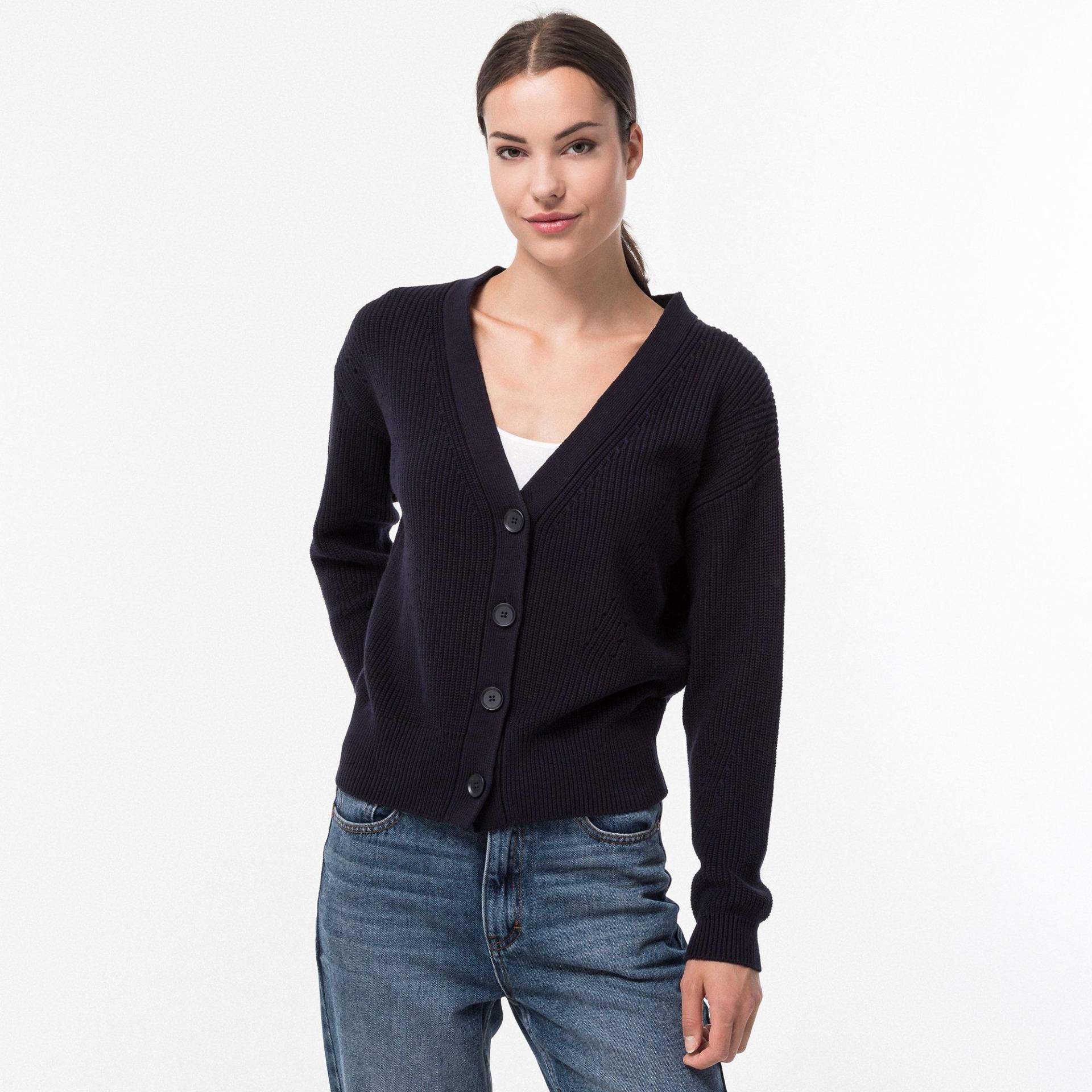 Cardigan, Langarm Damen Marine XL von Manor Woman