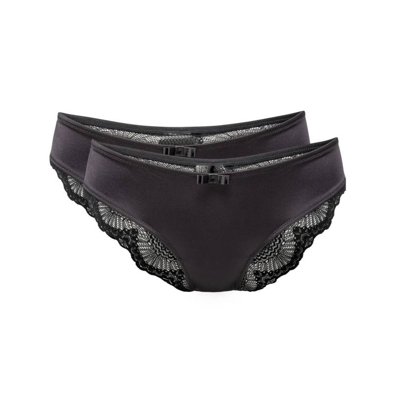 Duopack Hipster Damen Black L von Manor Woman