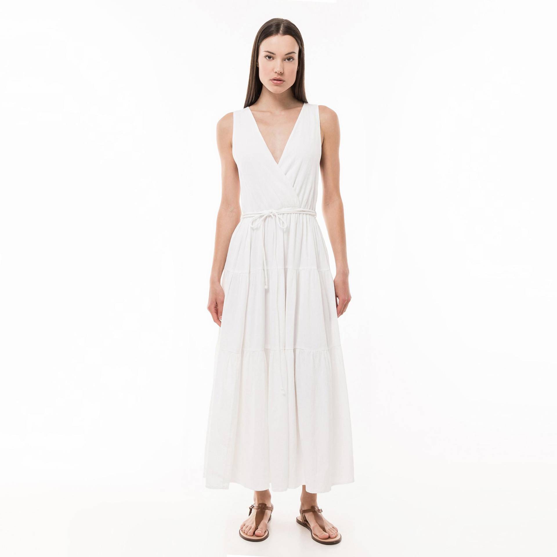 Freizeitkleid, Kurzarm Damen Weiss 42 von Manor Woman