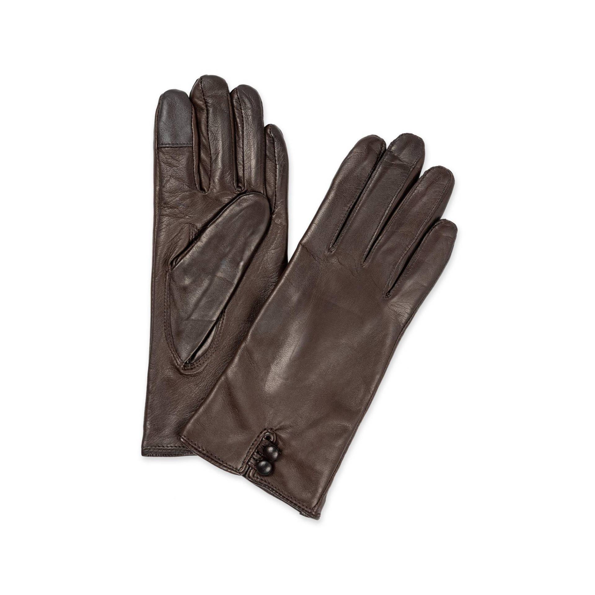 Handschuhe Damen Braun L von Manor Woman