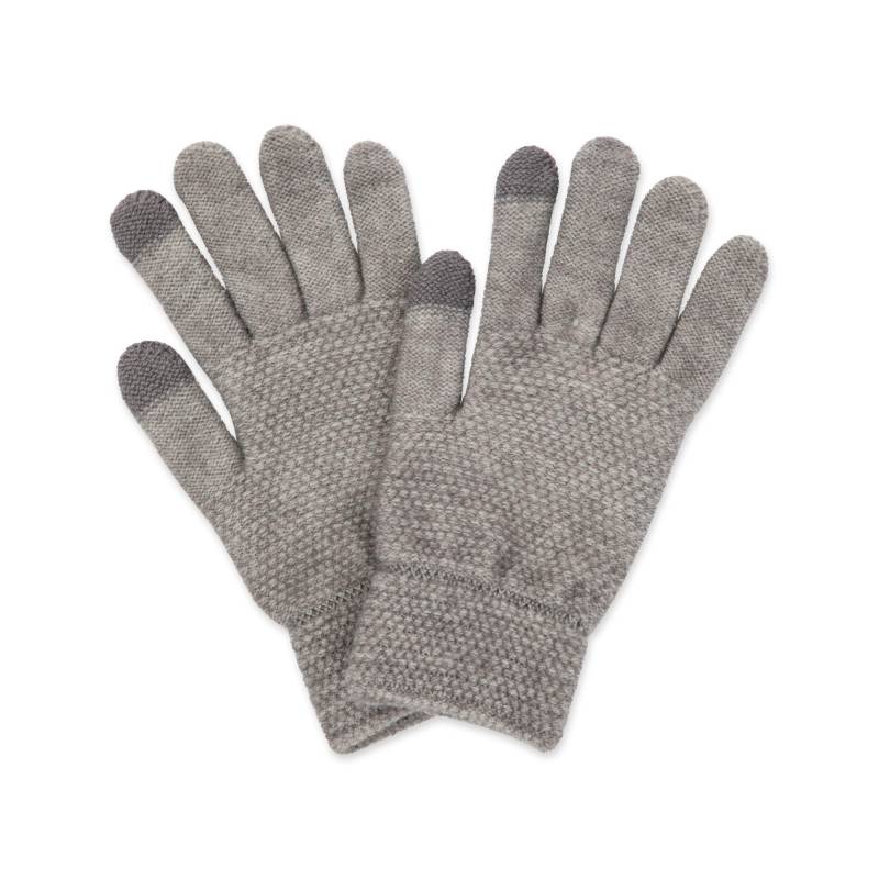 Handschuhe Damen Grau Melange ONE SIZE von Manor Woman