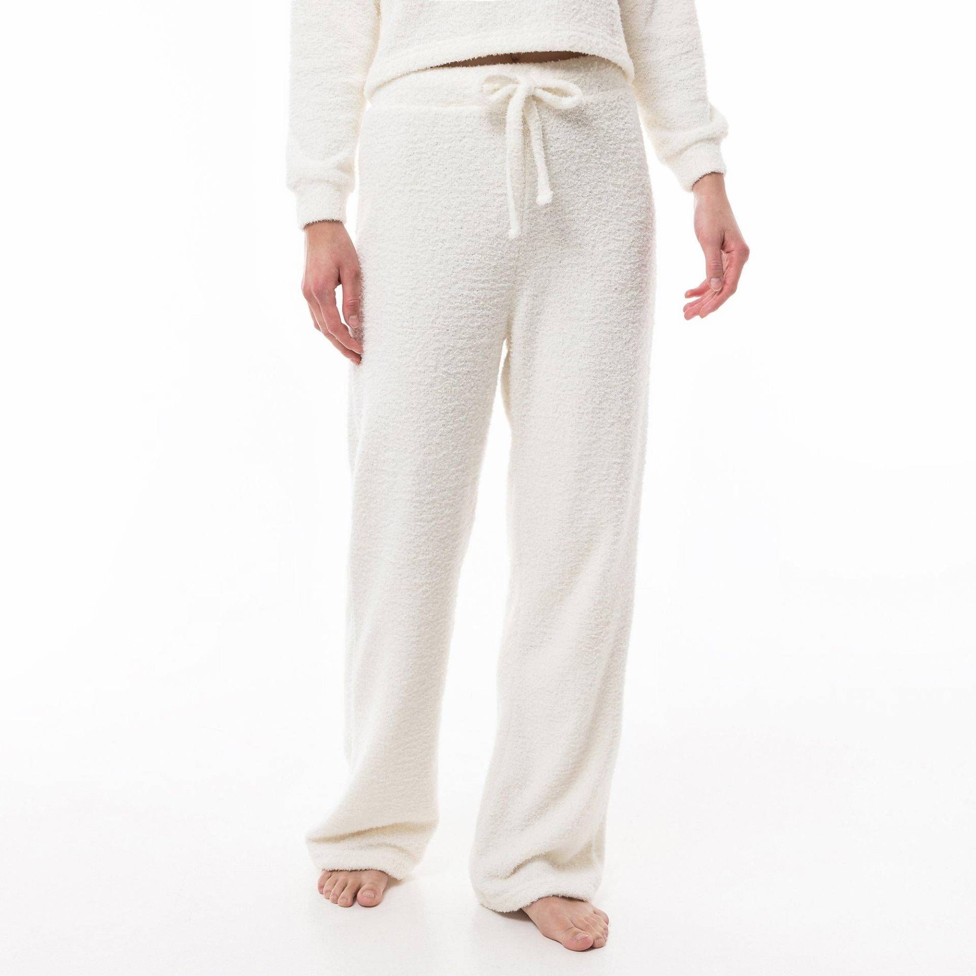 Hose Loungewear Damen Ecru S von Manor Woman