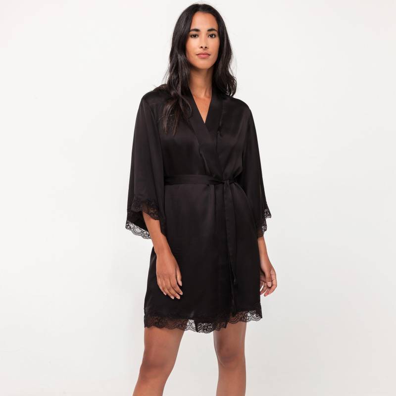 Manor Woman - Kimono, für Damen, Black, Größe L von Manor Woman