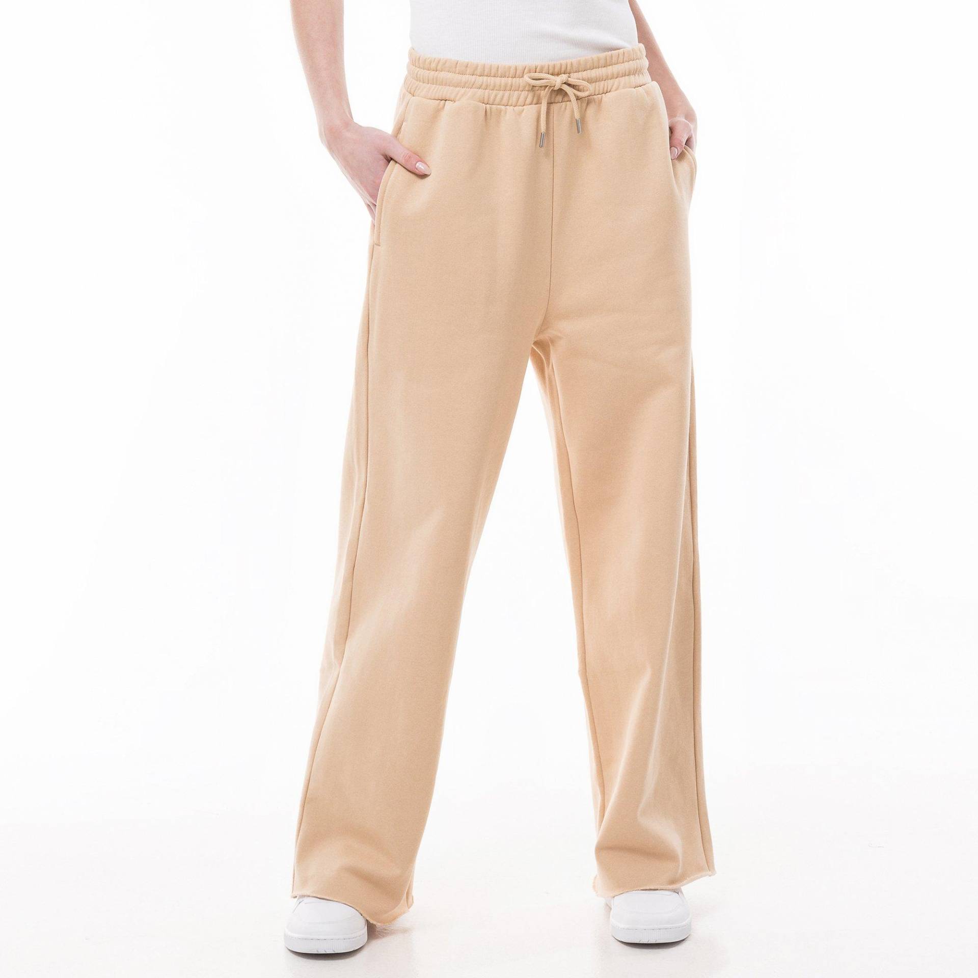 Lange Hose, Loose Fit Damen Sand XL von Manor Woman