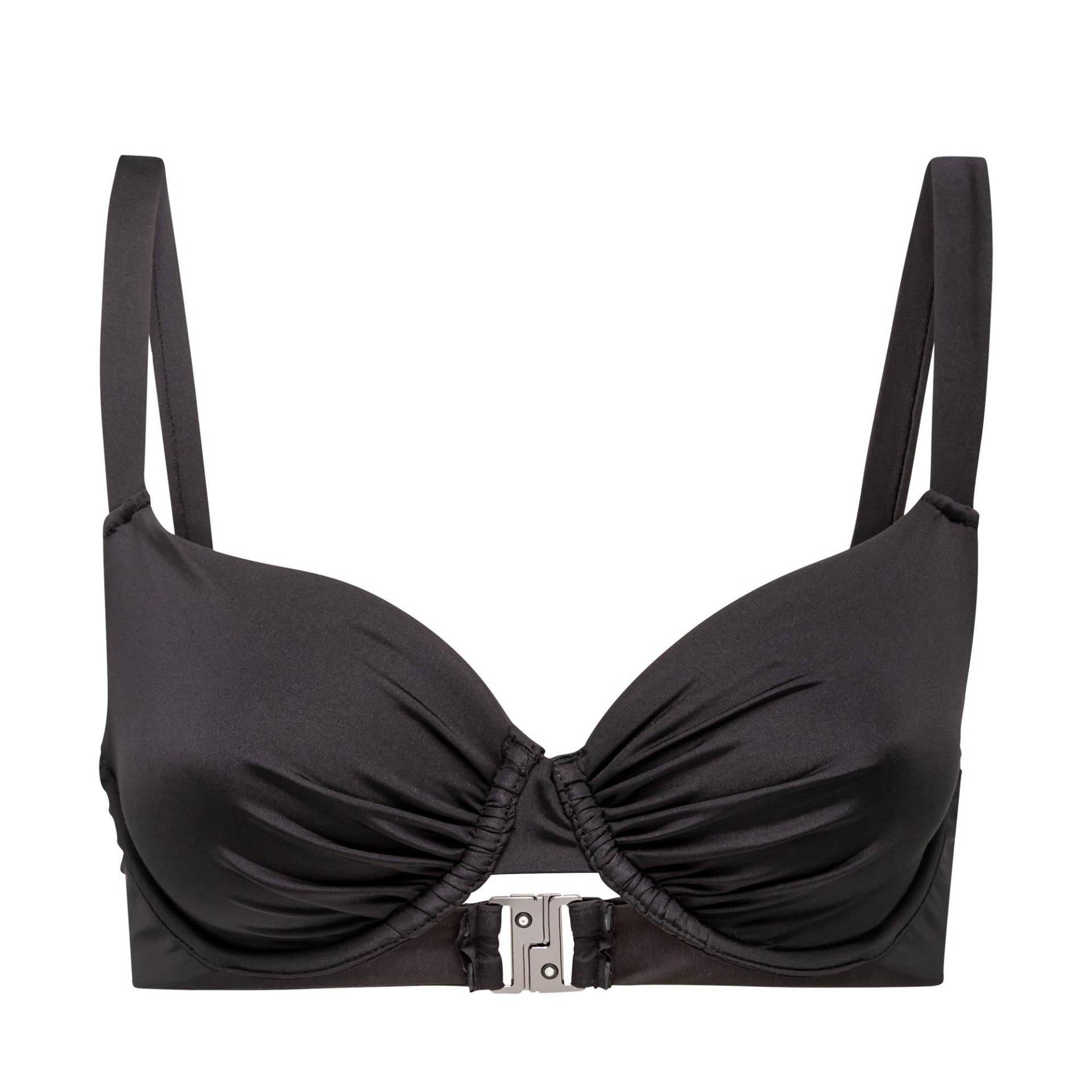 Manor Woman - Bikini Oberteil mit Bügel, für Damen, Black, Größe 85/B von Manor Woman