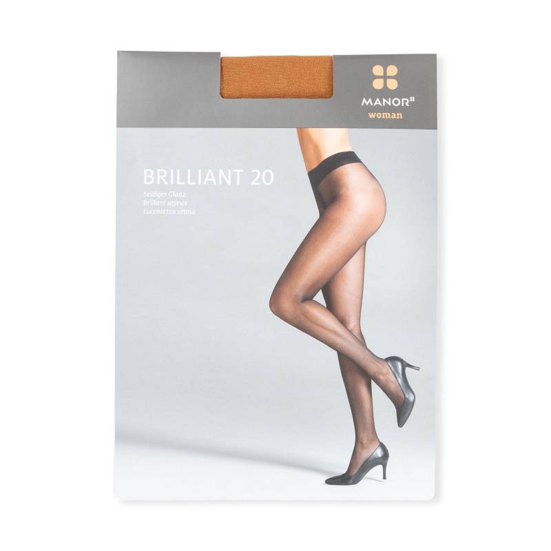 Manor Woman - Strumpfhose, 20 Den, für Damen, Nude, Größe VI von Manor Woman