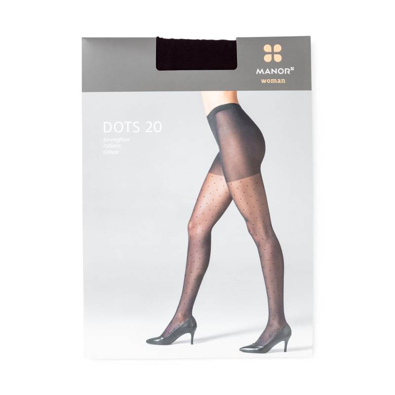 Strumpfhose, 20 Den Damen Black I-II von Manor Woman