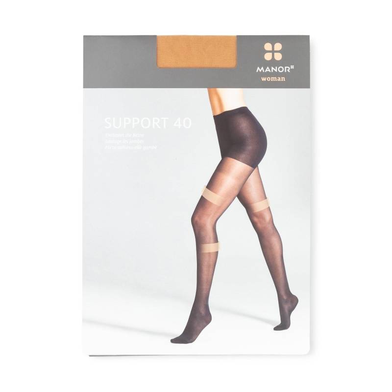 Manor Woman - Strumpfhose, 40 Den, für Damen, Sand, Größe I von Manor Woman