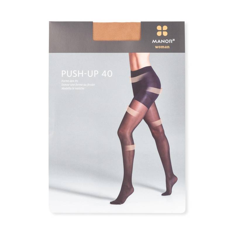 Strumpfhose, 40 Den Damen Sand V von Manor Woman