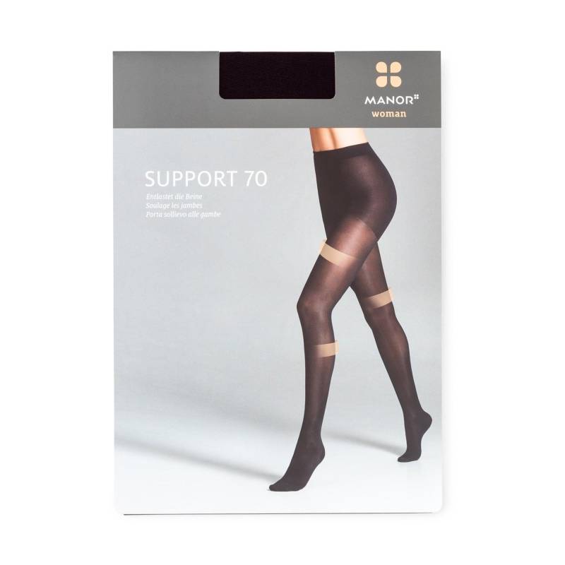 Strumpfhose, 70 Den Damen Black II von Manor Woman