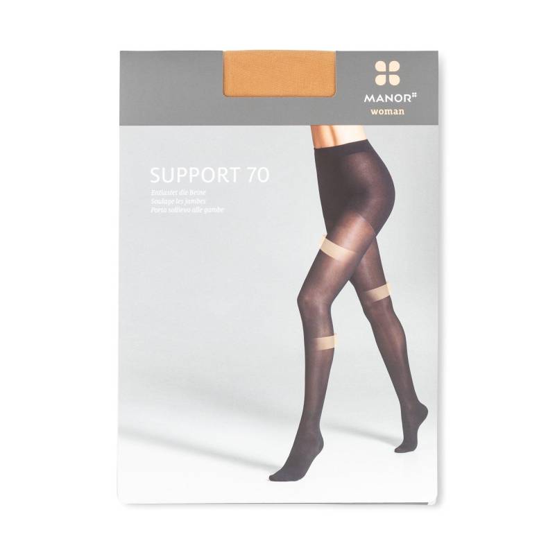 Strumpfhose, 70 Den Damen Sand II von Manor Woman