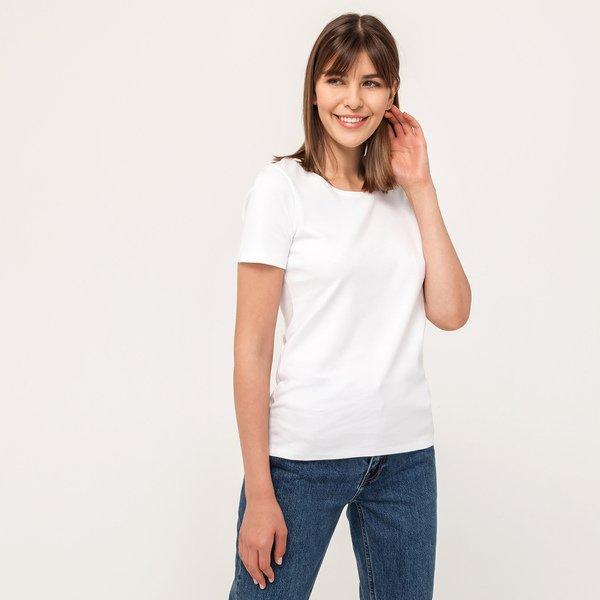 Manor Woman - Top, Rundhals, kurzarm, für Damen, Weiss, Größe XL von Manor Woman