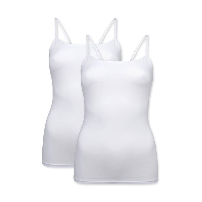 Top Multipack Damen Weiss L von Manor Woman