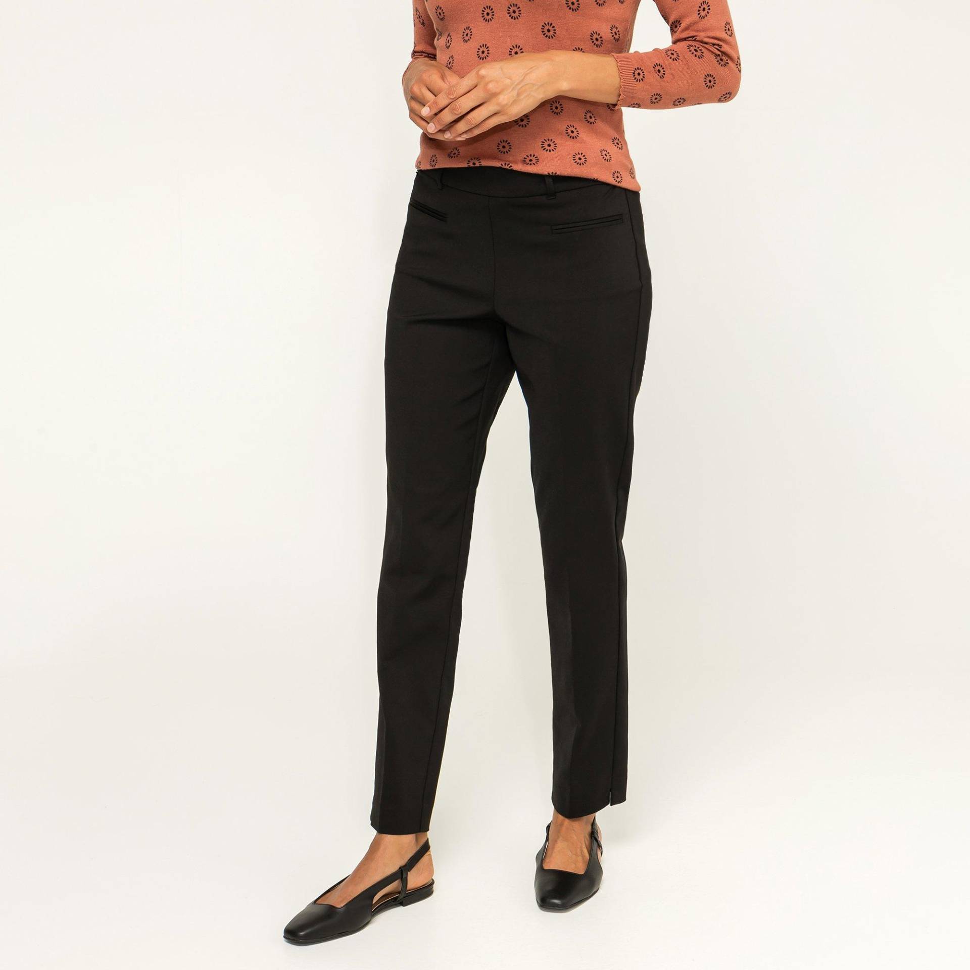 Manor Woman - Lange Hose, Slim Fit, für Damen, Black, Größe 36 von Manor Woman