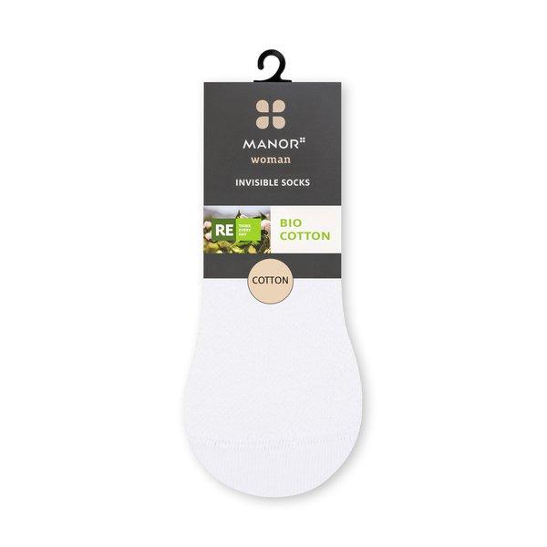 Manor Woman - Invisible Socken, für Damen, Weiss, Größe 35-38 von Manor Woman