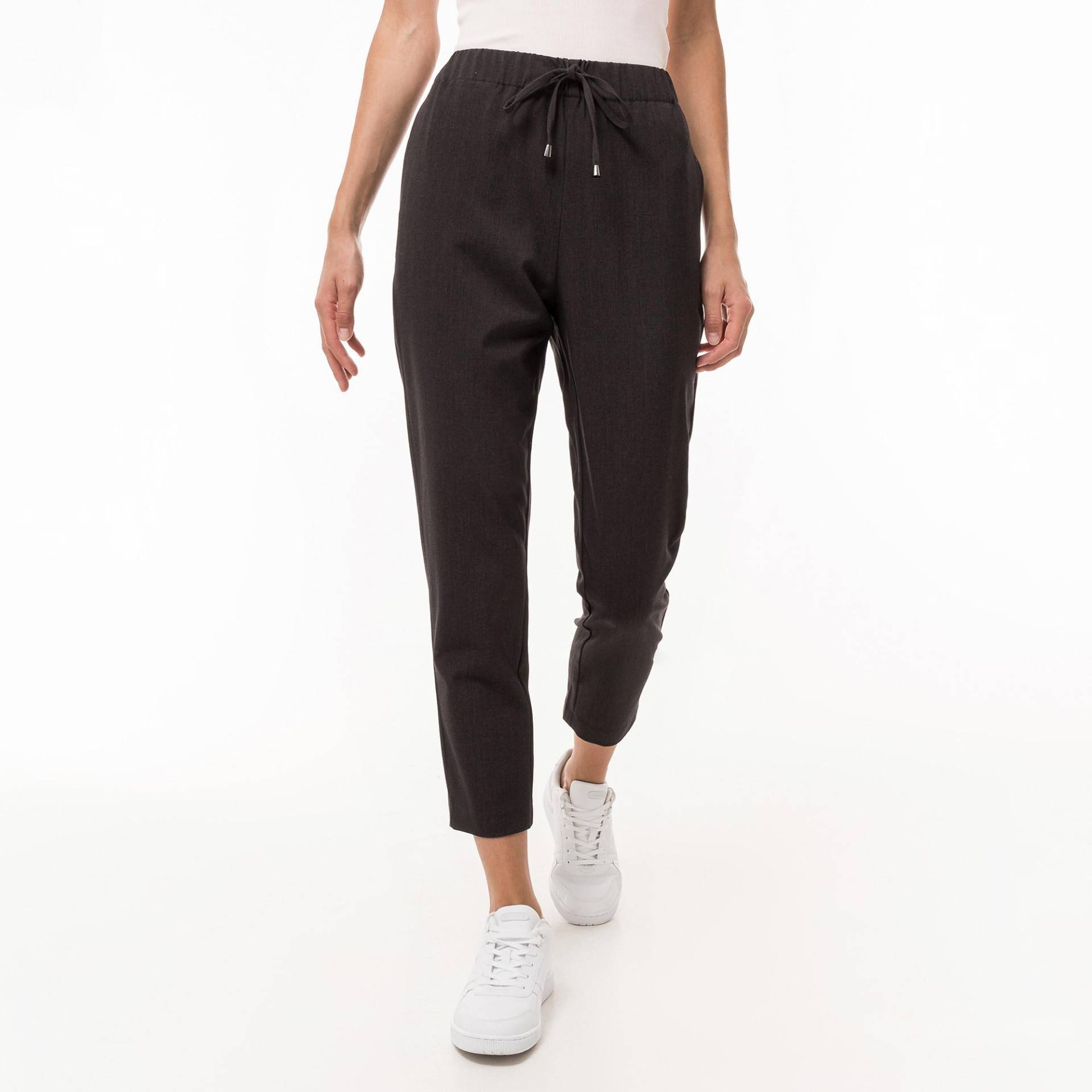 Lange Hose, Jogging Stil Damen Anthrazit 38 von Manor Woman