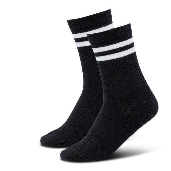 Duopack, Knöchellange Sportsocken Damen Black 39-42 von Manor Woman