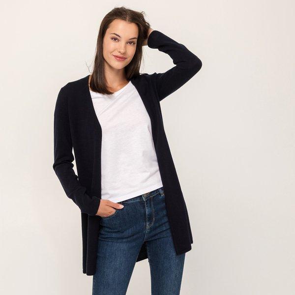 Manor Woman - Cardigan, langarm, für Damen, Marine, Größe L von Manor Woman