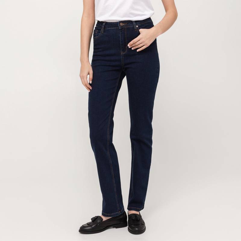 Manor Woman - Jeans, Straight Leg Fit, für Damen, Blau Denim Dunkel, Größe W44/L32 von Manor Woman