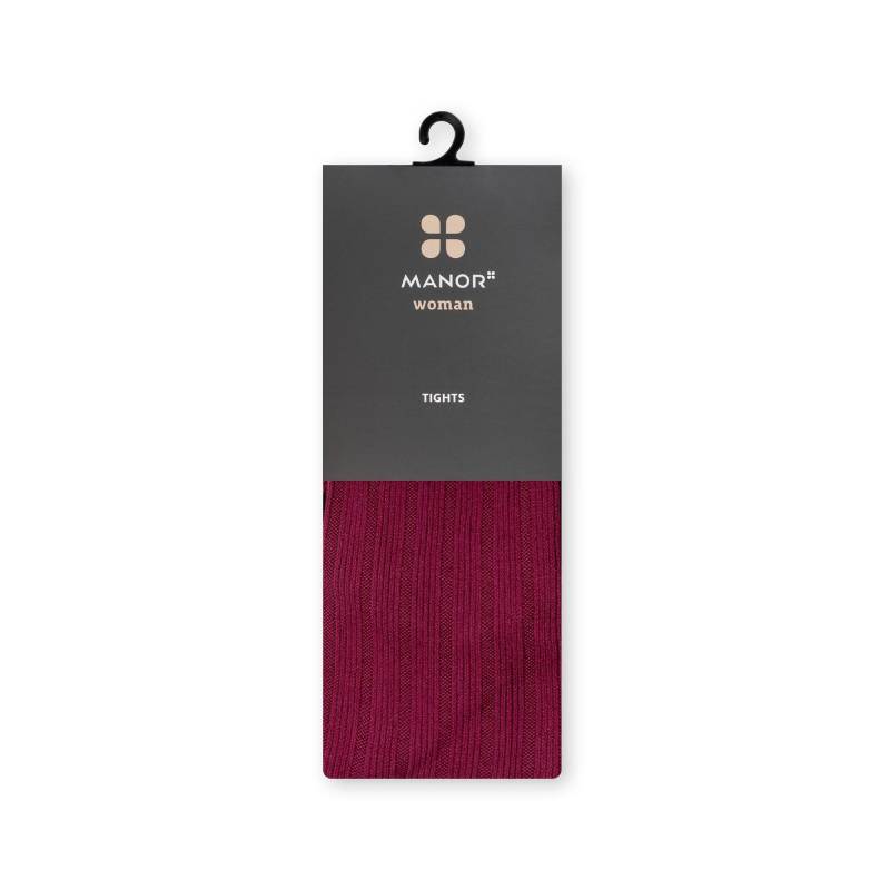 Strumpfhosen Damen Bordeaux M von Manor Woman