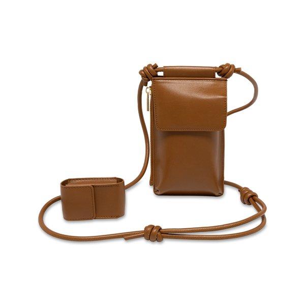 Mini Crossbody-bag Damen Cognac ONE SIZE von Manor Woman