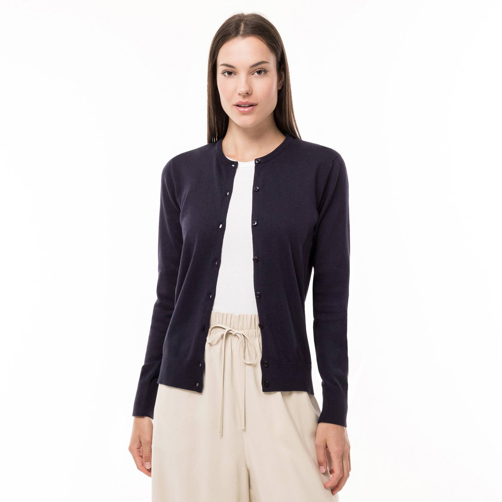 Manor Woman - Cardigan, langarm, für Damen, Marine, Größe S von Manor Woman