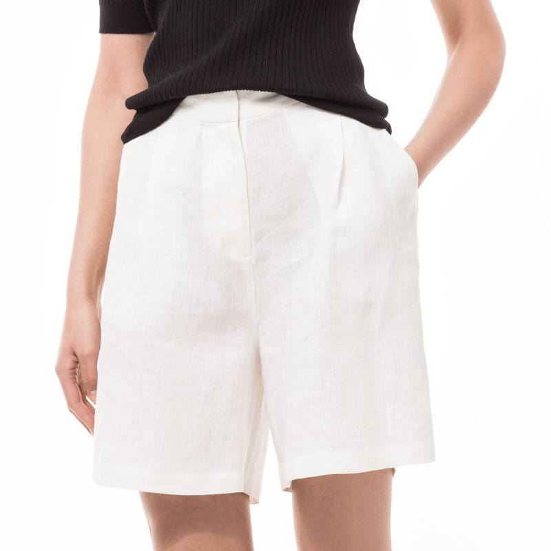 Shorts Damen Weiss 36 von Manor Woman