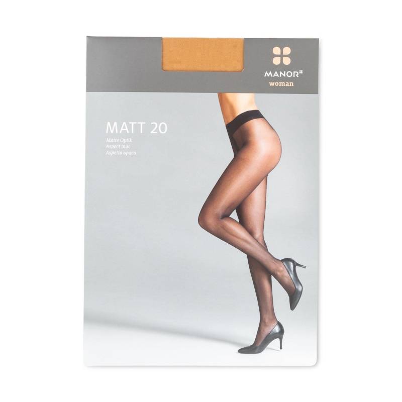 Manor Woman - Strumpfhose, 20 Den, für Damen, Sand, Größe IV von Manor Woman