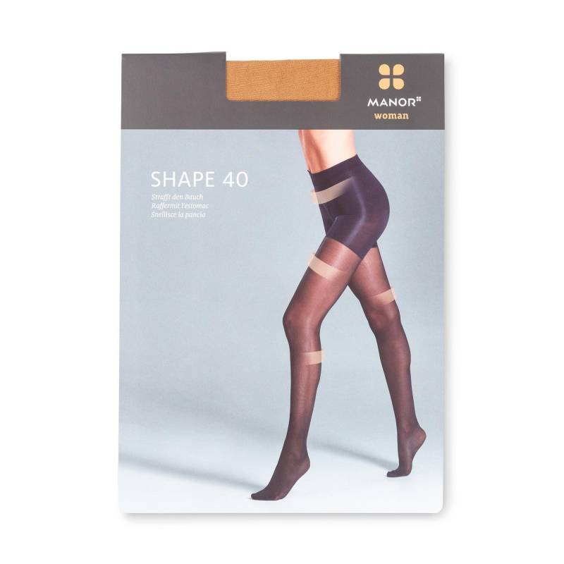 Manor Woman - Strumpfhose, 40 Den, für Damen, Nude, Größe V von Manor Woman