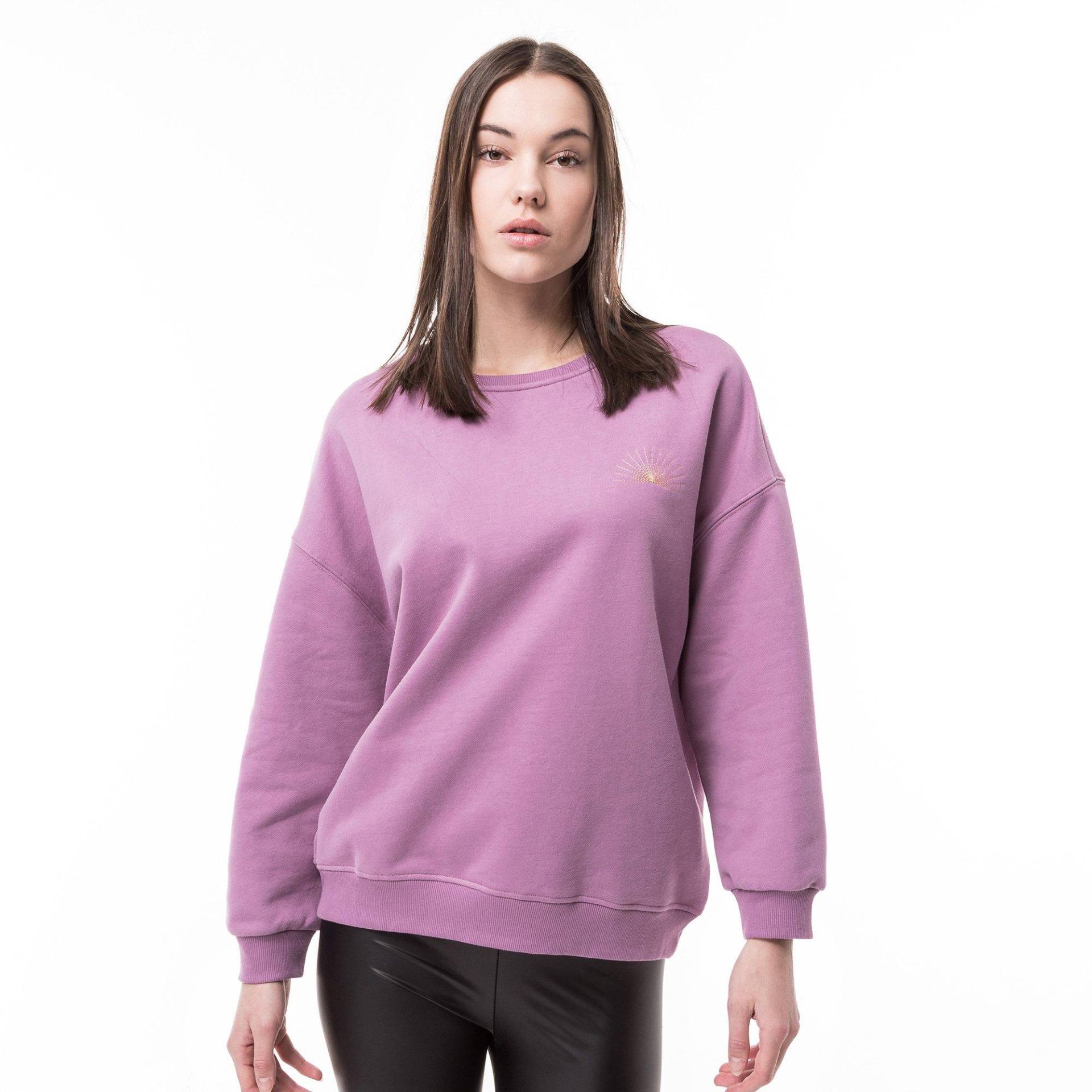 Sweatshirt Damen Malvenfarben XL von Manor Woman