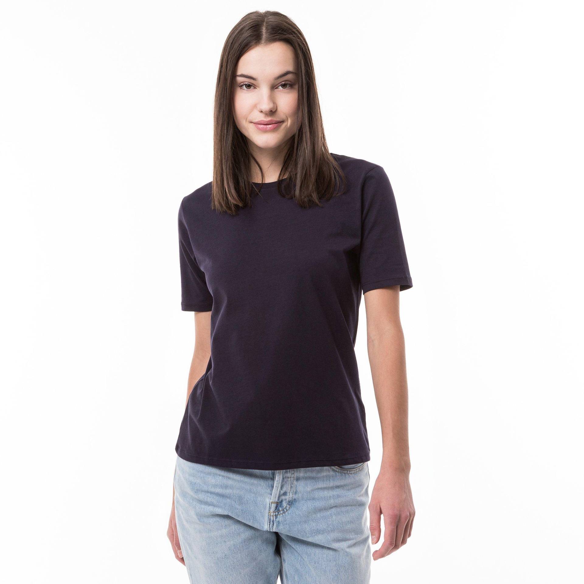 T-shirt, Rundhals, Kurzarm Damen Marine M von Manor Woman