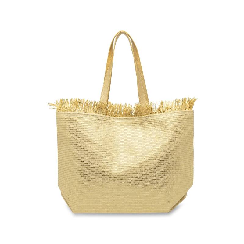 Tote Bag Damen Gold ONE SIZE von Manor Woman