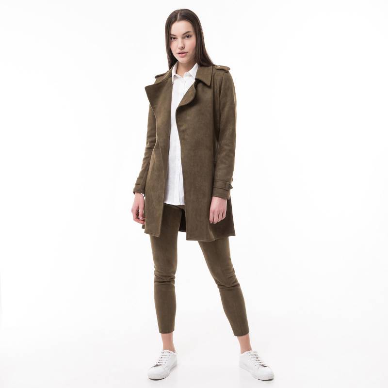 Trenchcoat Damen Khaki 34 von Manor Woman