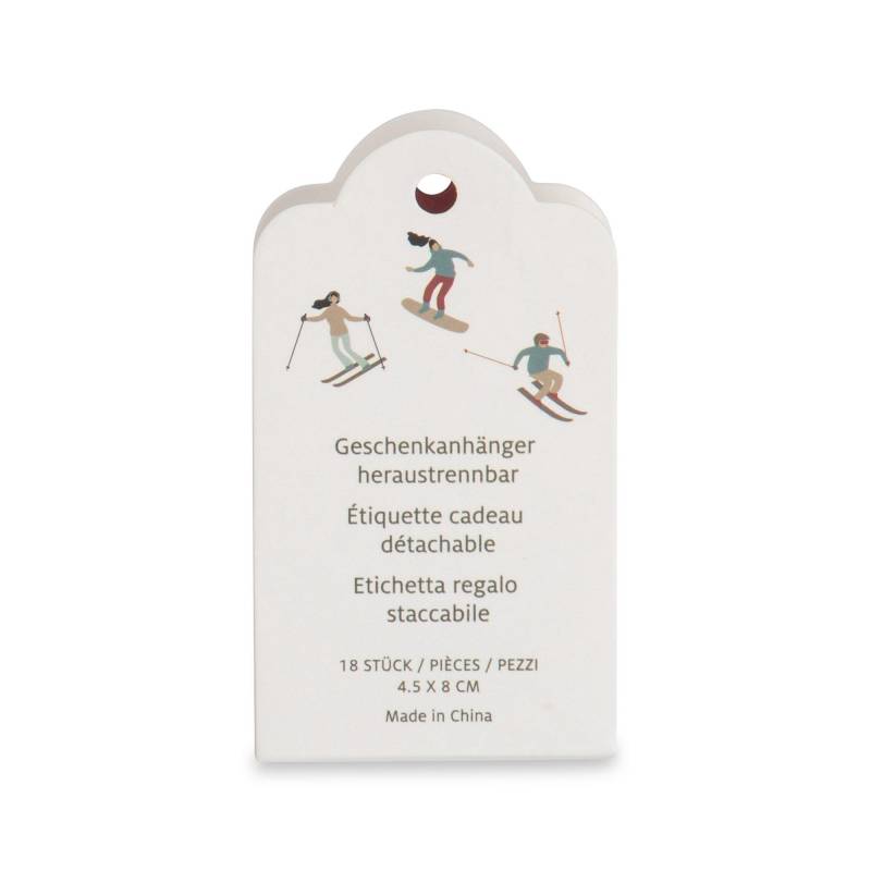 Manor - Geschenkanhänger 4.5X8CM, Multicolor von Manor