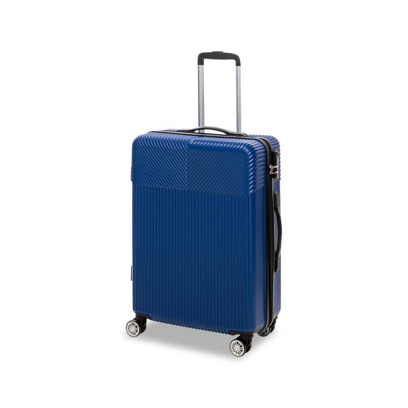 Hartschalenkoffer, Spinner Unisex Blau 64.5CM von Manor