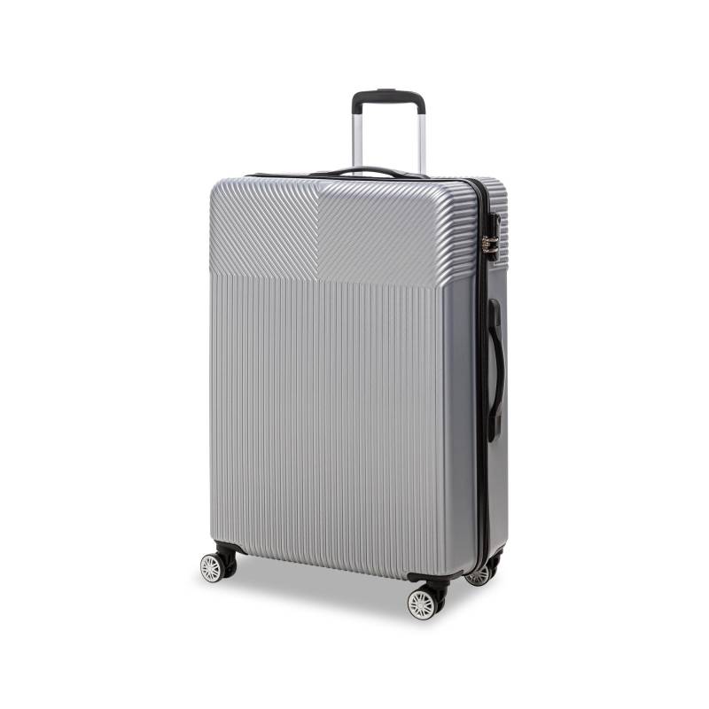 Hartschalenkoffer, Spinner Unisex Silber 75 CM von Manor