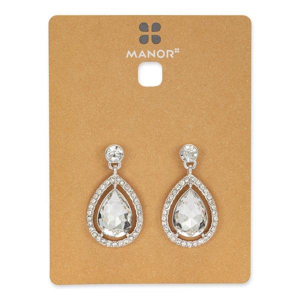Ohrringe Damen Kristall ONE SIZE von Manor Jewellery & Accessoires