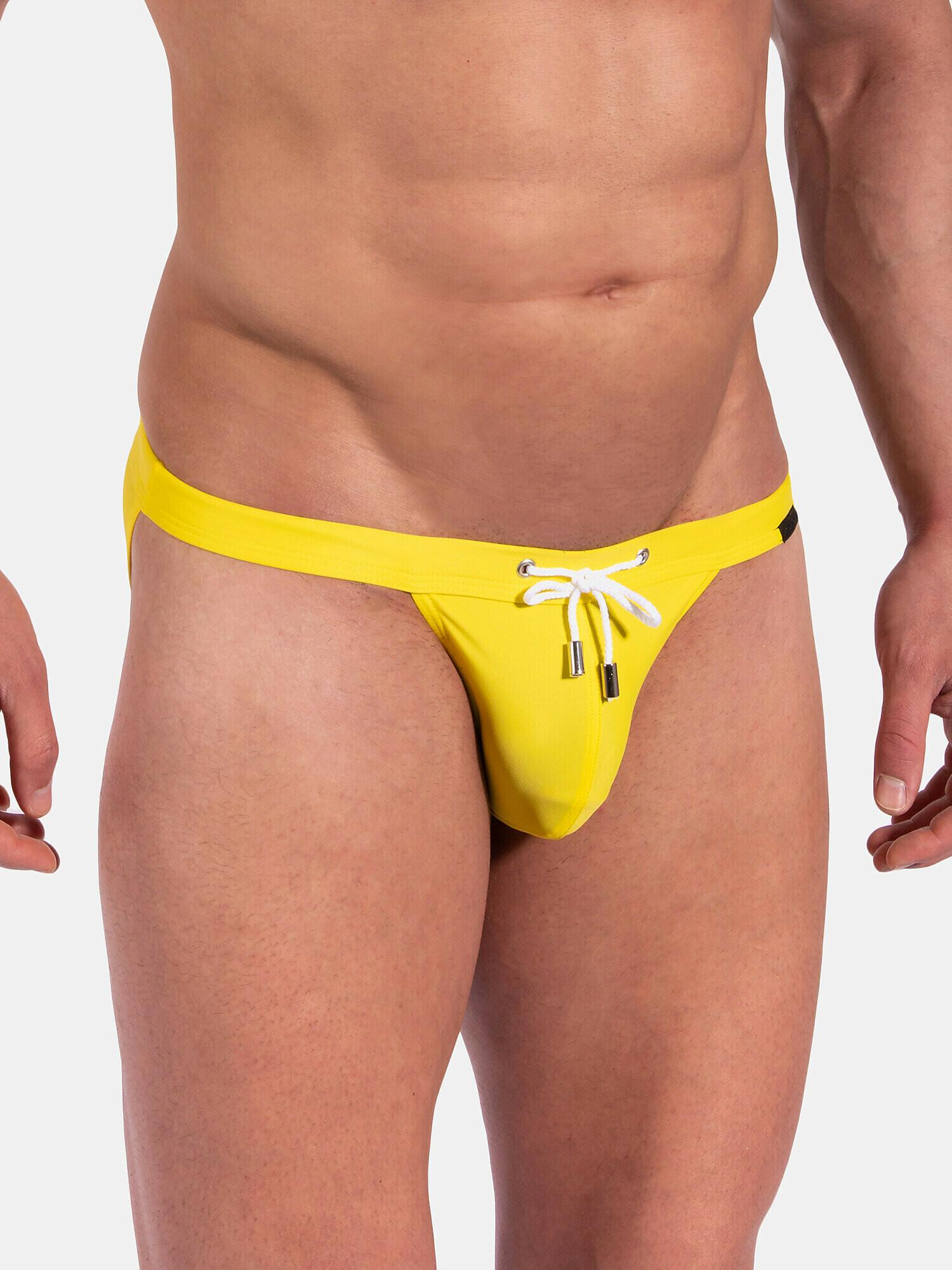 Tanga-badeslip M2378 Beachclub Herren Gelbgold L von Manstore